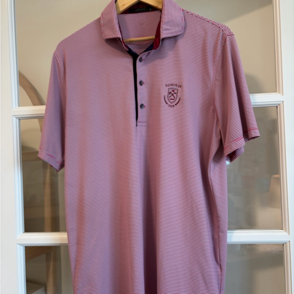 Greyson medium Men's Striped Polo golf Shirt